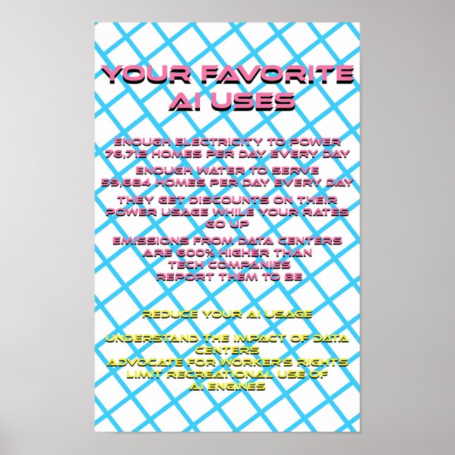 Poster Consequências da IA (Frente)