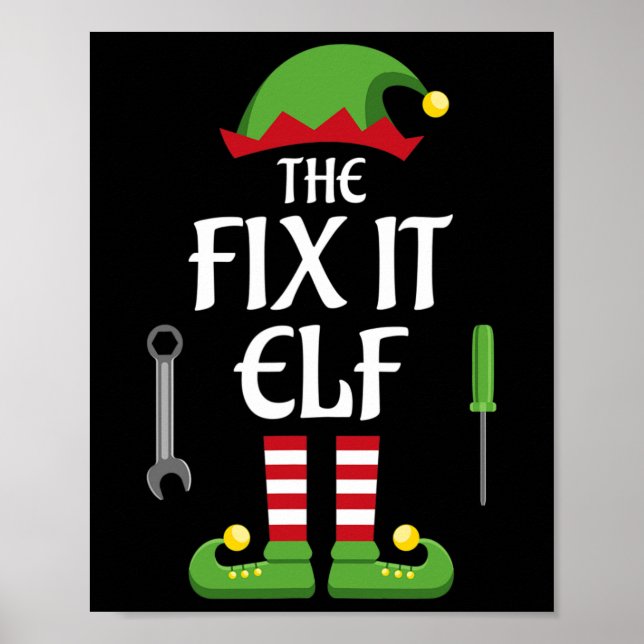 Poster Conserte o Natal do Grupo de Combinação da Família (Frente)