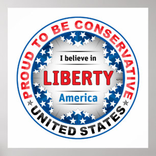 Poster Conservador orgulhoso