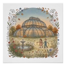Póster Conservatório de Jardim Outono