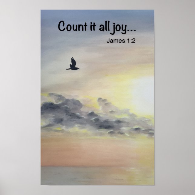 Poster Considere tudo alegria (Frente)