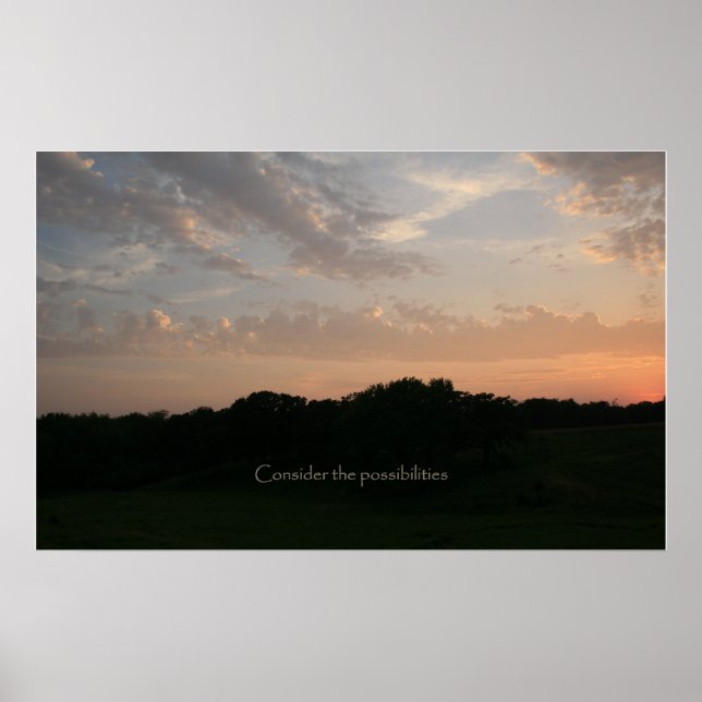 Póster Considerem as possibilidades (Frente)