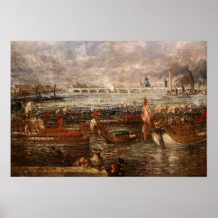 Poster Constable - Abertura Da Ponte Waterloo