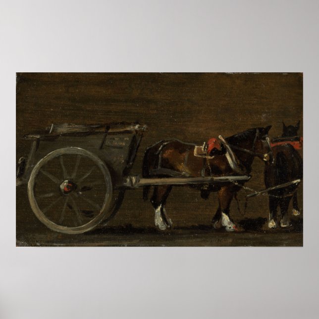 Poster Constable - Cavalo E Carrinho (Frente)