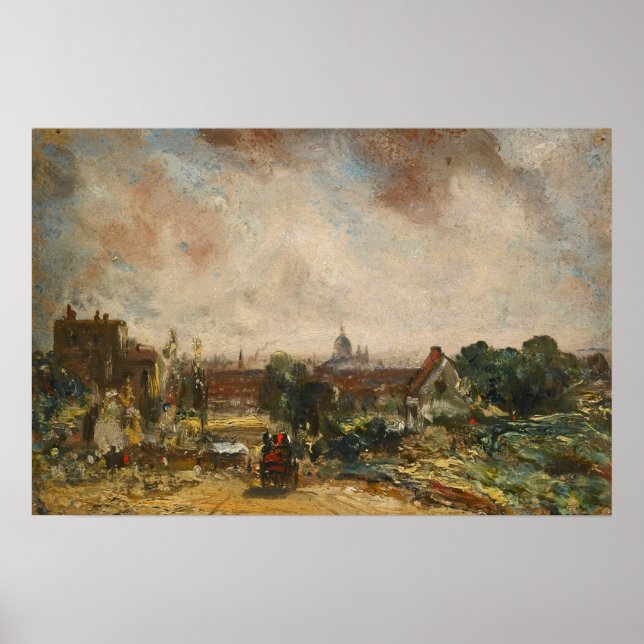 Poster Constable - Londres da Cabana de Richard Steele (Frente)