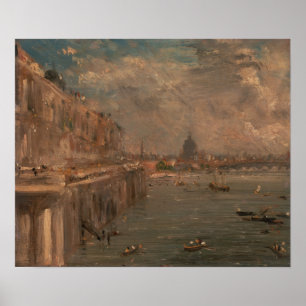 Poster Constable - Somerset House Terrace De Waterloo
