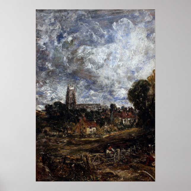 Poster Constable - Stoke-By-Nayland 1836 (Frente)