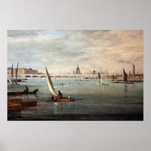 Poster Constable - The Waterloo Bridge 1820