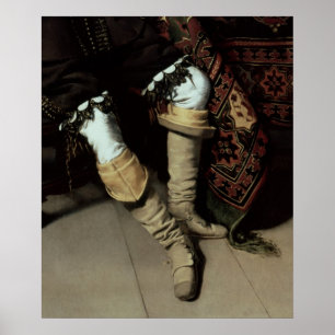 Poster Constantijn Huygens  and his clerk, 1627