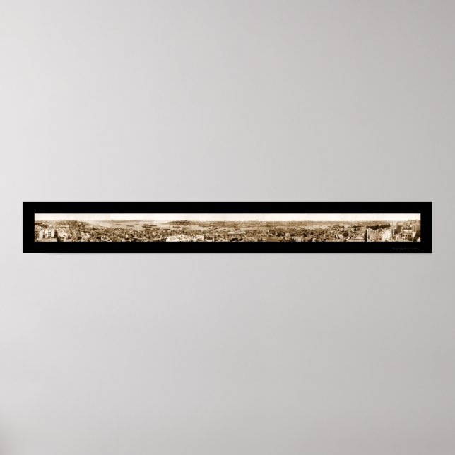 Poster Constantinopla Turquia Foto 1888 (Frente)