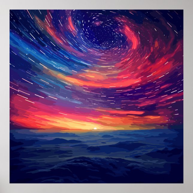 Poster Constelação cósmica (Frente)