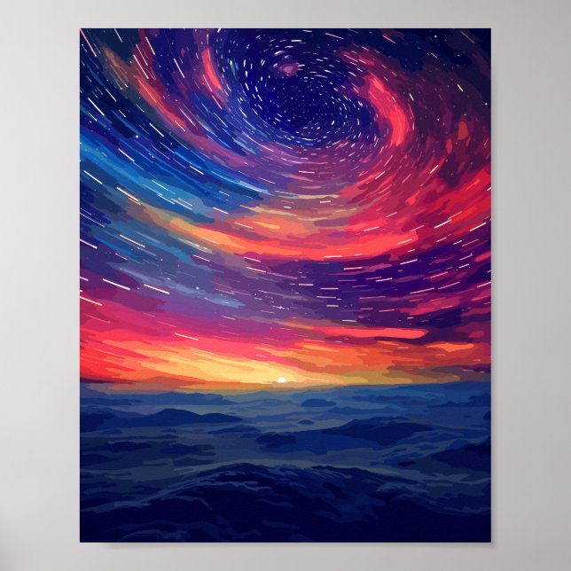 Poster Constelação cósmica (Frente)