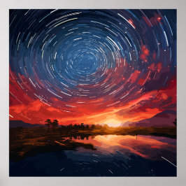 Poster Constelação cósmica