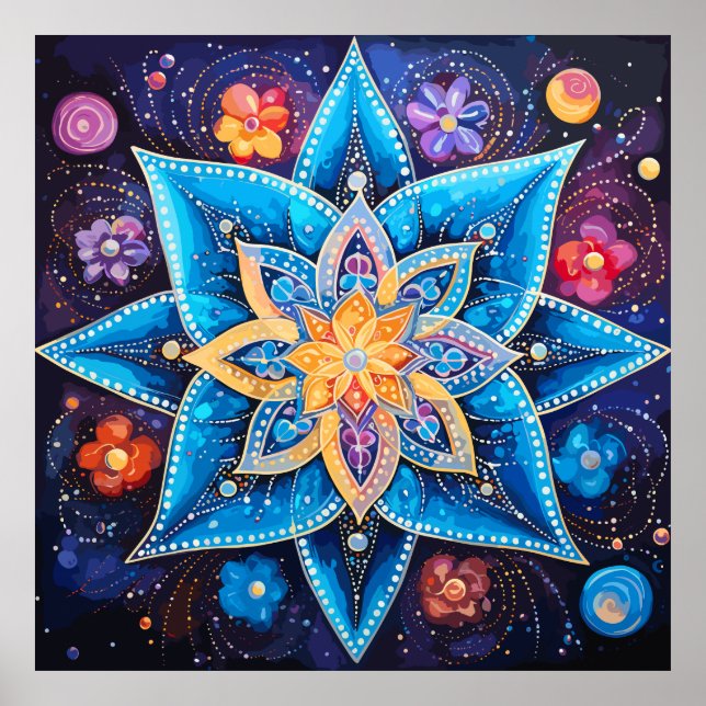 Poster Constelação cósmica (Frente)