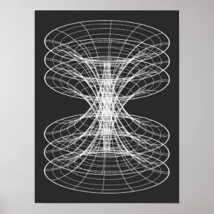 Poster Constelação de Arame Vortex