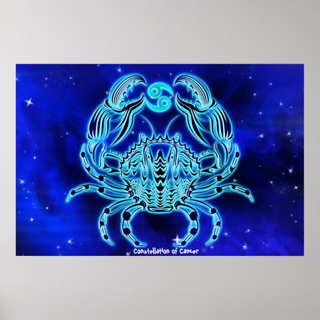 Poster Constelação de Cancer (Frente)