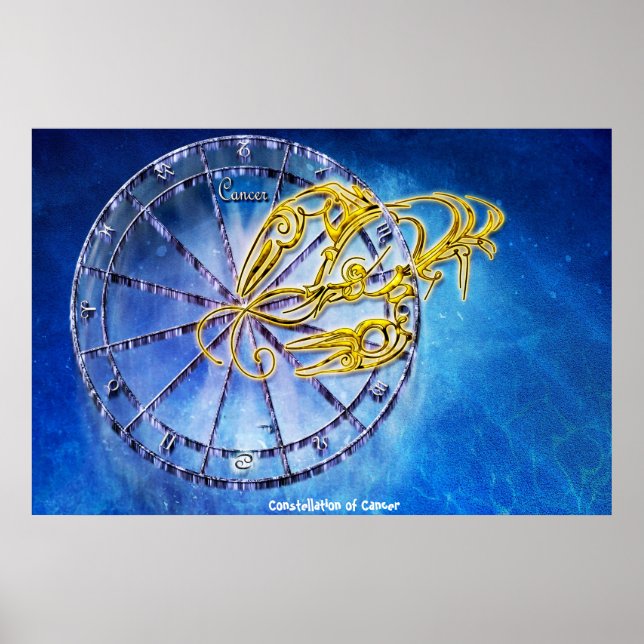 Poster Constelação de Cancer (Frente)