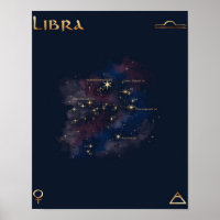 Constelação de Libra - Presente Único de Lover de