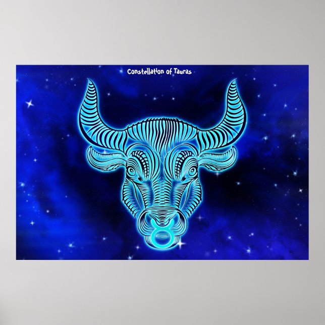 Poster Constelação de Tauras (Frente)