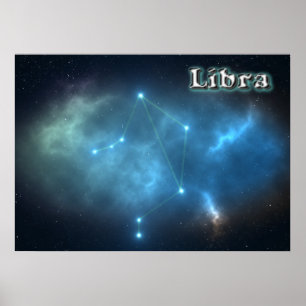 Poster Constelação do Libra
