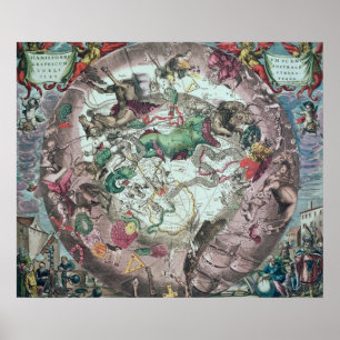 Poster Constelações do Hemisfério Sul