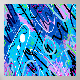 Poster Constellations Abstrato Art