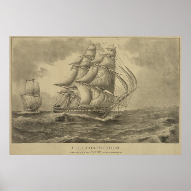 Poster Constituição dos EUA (Frente)