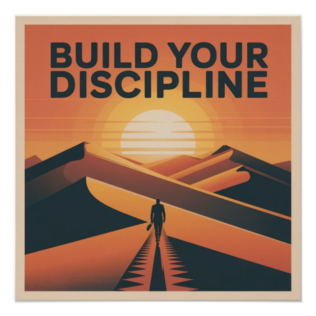 Póster Construa Sua Disciplina (Frente)