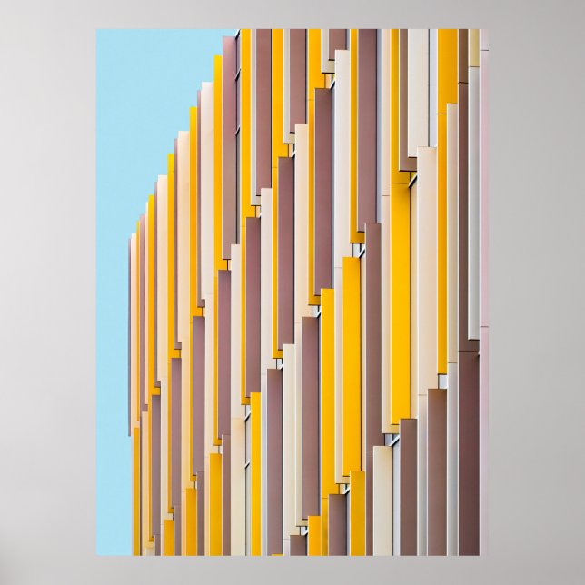 POSTER CONSTRUÇÃO CONCRETA AMARELO DURANTE O DIA (Frente)