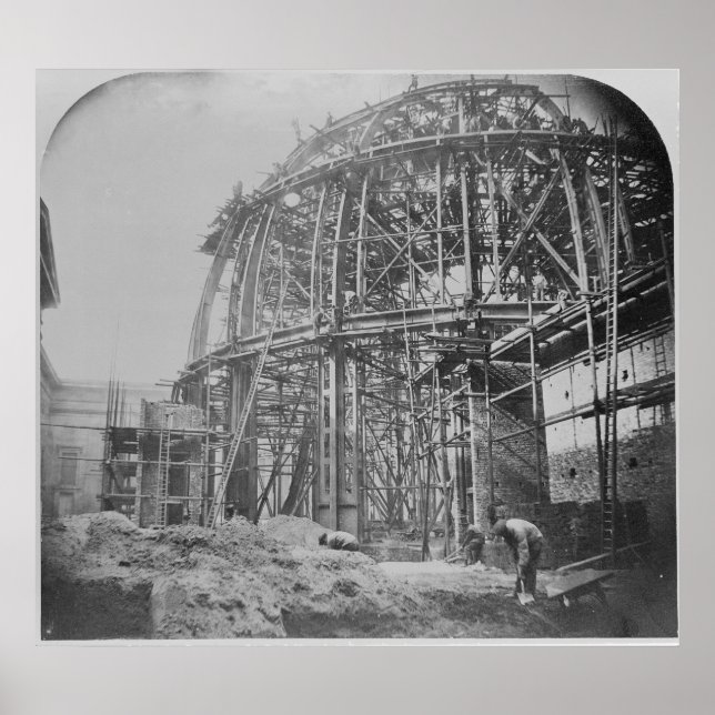 Poster Construção da Leitura do Museu Britânico (Frente)
