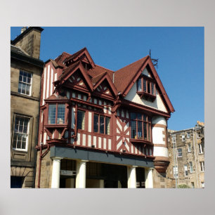 Poster Construção de carvalho Tudor, Edimburgo, Escóci