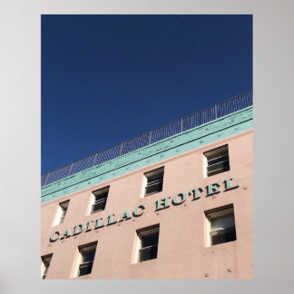 Poster CONSTRUÇÃO DE HOTEL DE cadillac