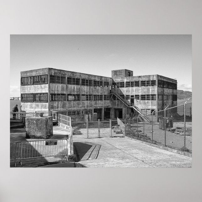 PÓSTER CONSTRUÇÃO DE INDÚSTRIAS DE MODELO ALCATRAZ (Frente)