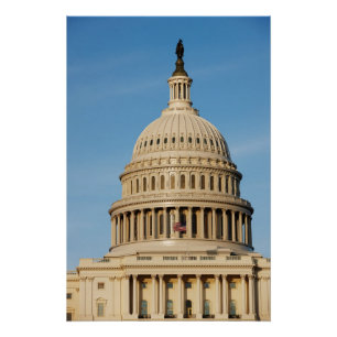 Póster Construção do Capitólio disparada no crepúscul