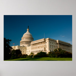 Poster Construção do Capitólio dos E.U.