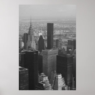 Poster Construção e Midtown de Chrysler