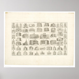 Poster Construções públicas de San Francisco (1372A)