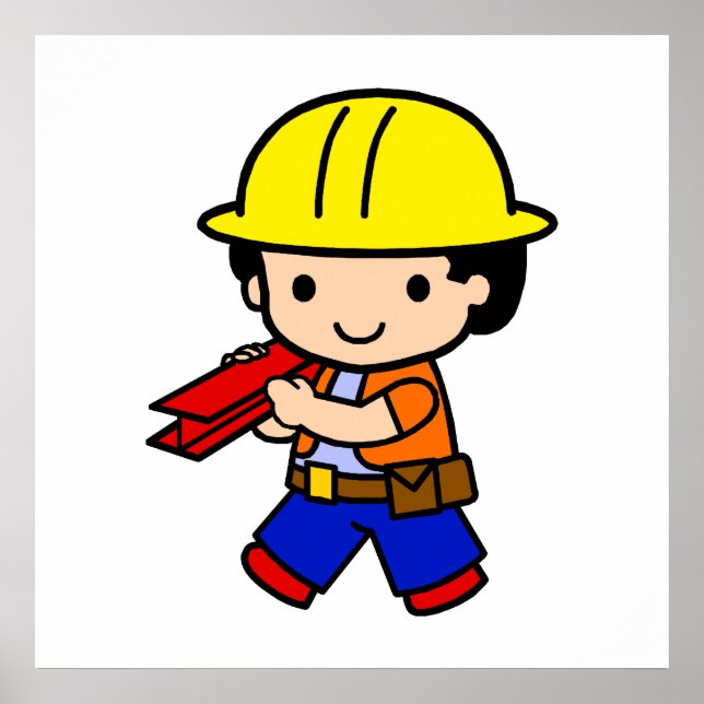 Póster Construction Boy (Frente)