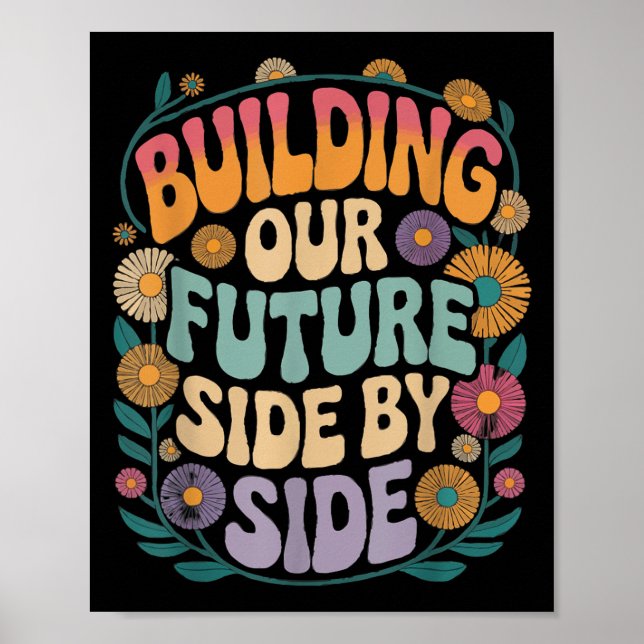 Poster Construindo Nossa Motivação Lado A Lado De Volta (Frente)