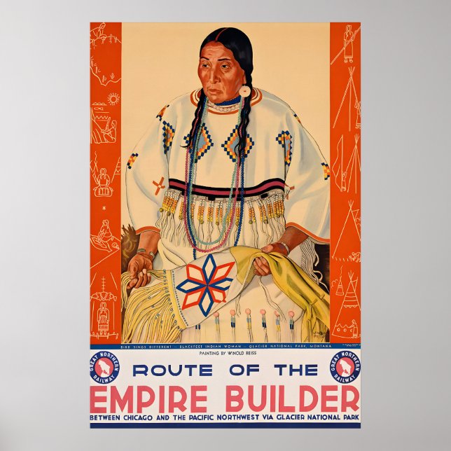 Poster Construtor do Império - Great Northern Railroad -  (Frente)