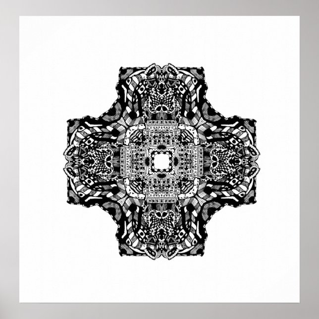 Poster Construtores atravessando (Frente)