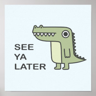 Poster Consulte Ya Posterior Alligator