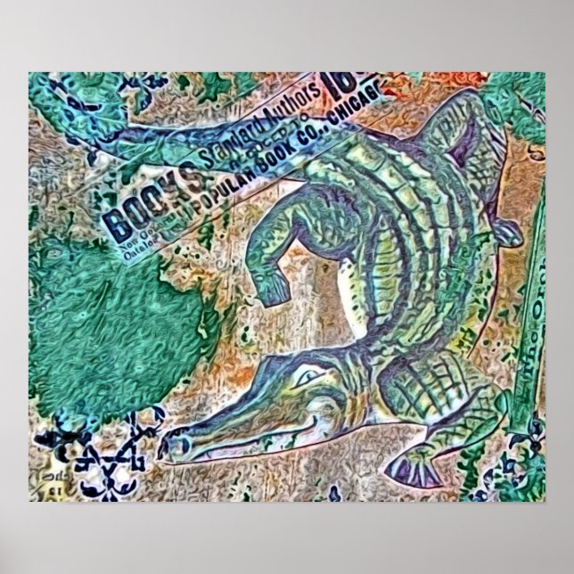 Póster Consulte Ya Posterior Gator, Depois De Fazer Croc  (Frente)