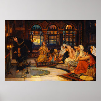 Poster Consulting the Oracle by John William Waterhouse