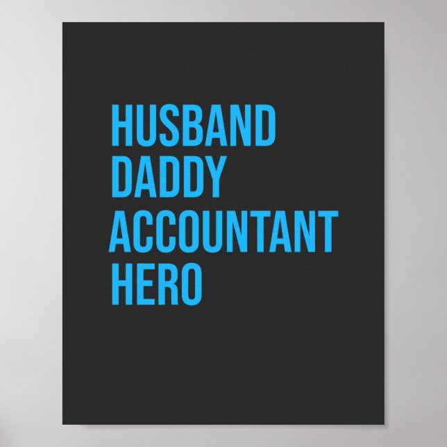 Poster Contador de Pais Marido (Frente)