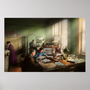 Póster Contador - Departamento de Contabilidade 1902