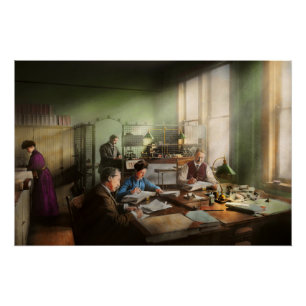 Póster Contador - O Dept de Contabilidade 1902