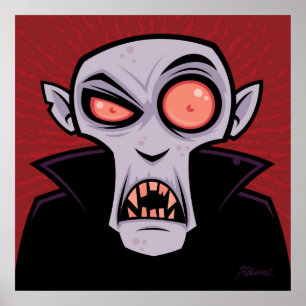 Póster Contagem de Drácula