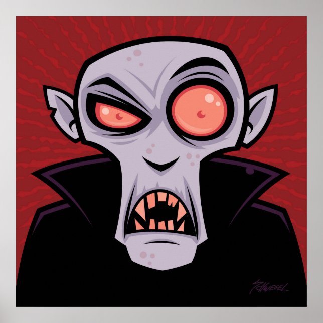 Póster Contagem de Drácula (Frente)