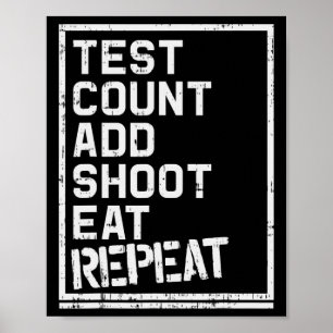 Poster Contagem de Teste para Diabetes Tipo 1 Repe